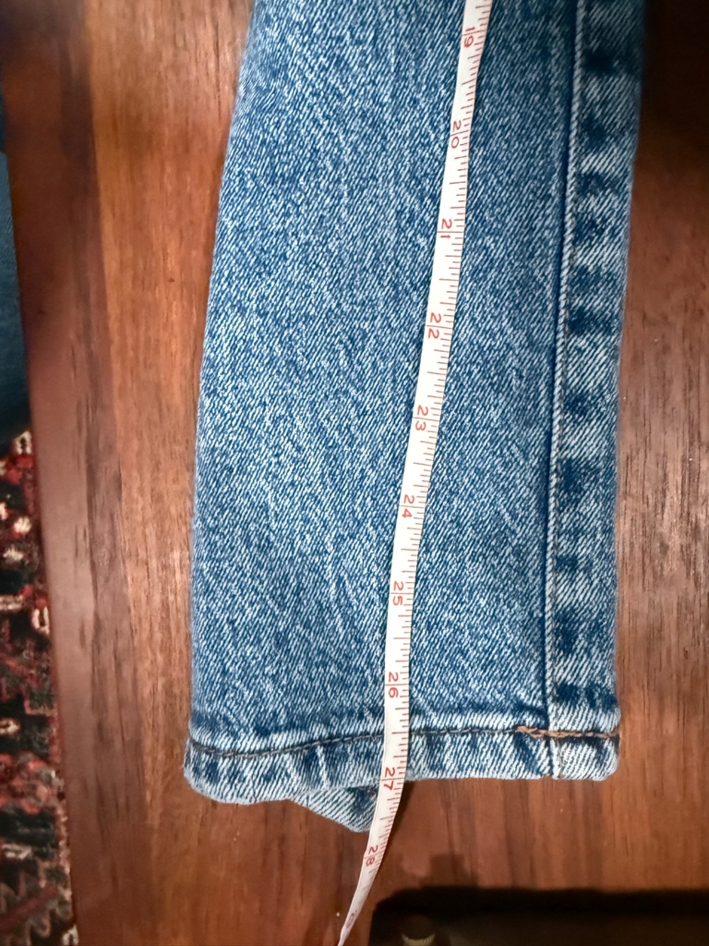🔻Aéropostale Mid Rise Ankle Straight Jeans Size 12R Medium Wash - Picture 6 of 10